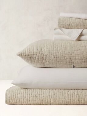 Banana Republic Home - Cotton Cashmere Quilt Set - Queen Size